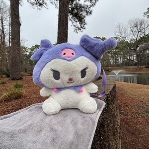 & Other Stories Purple and White Stuffed Animal